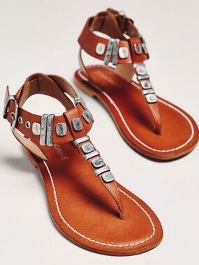 Jeffrey Campbell Leif Leather Sandals New!